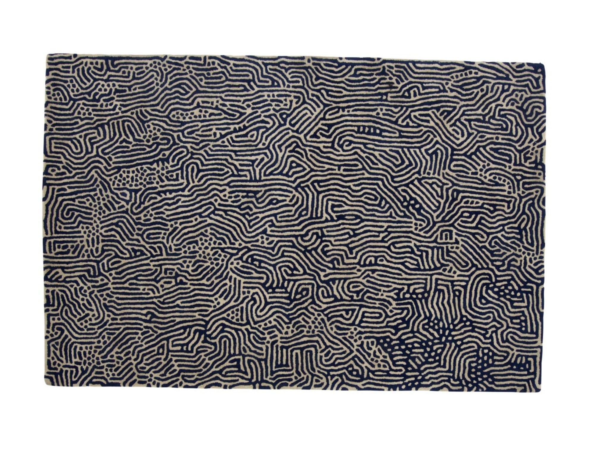 Шерстяной ковер ручной работы с прямоугольным рисунком Ligne Roset ÉCUME ARCH-00131571 - Вид №2