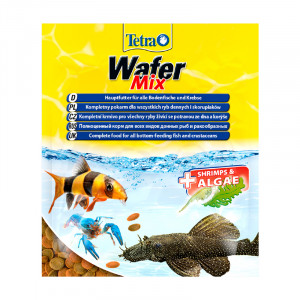 Т00017345 Корм для рыб Wafer Mix корм-чипсы для всех донных рыб 15г TETRA