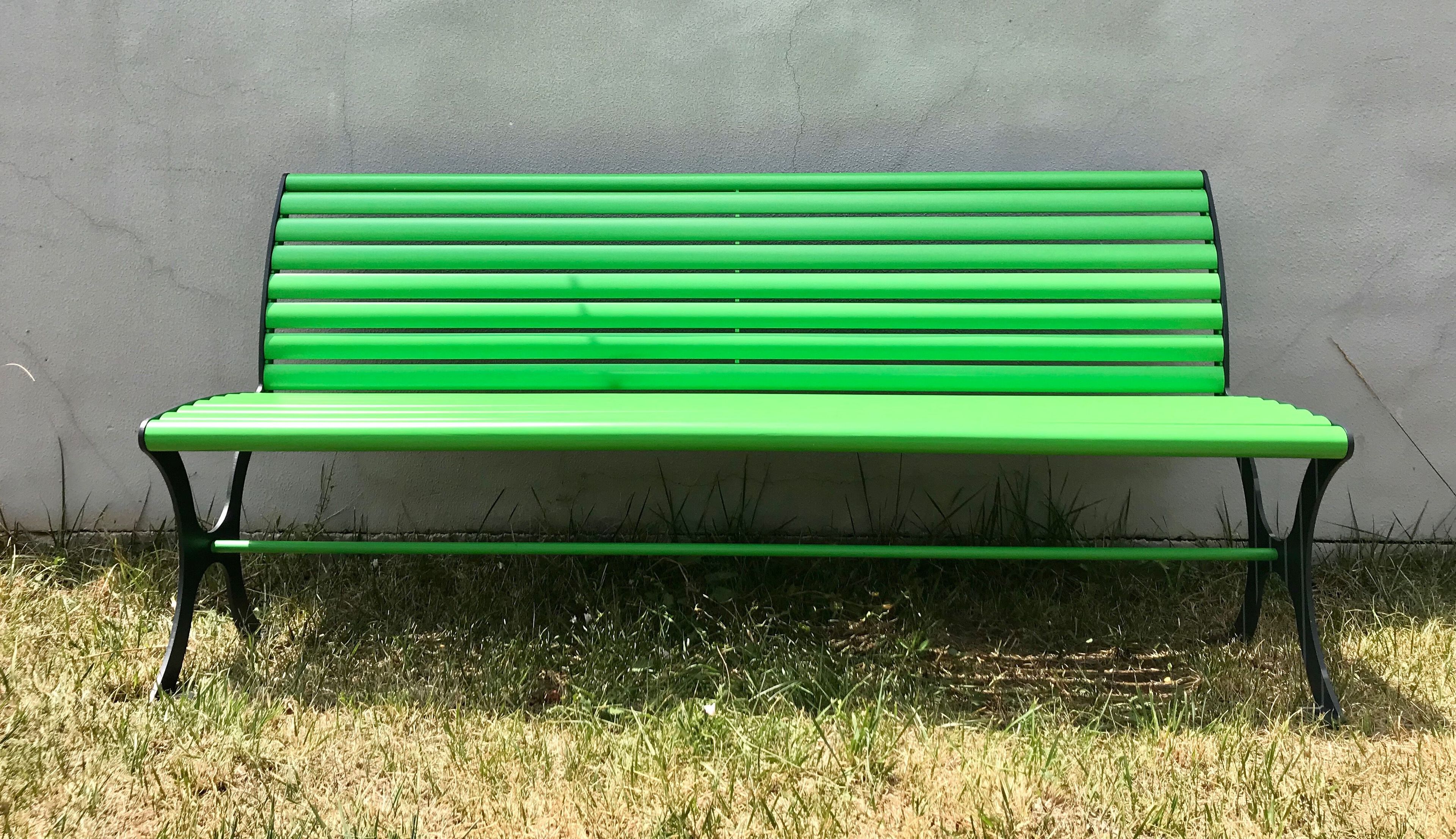 Стальная скамья со спинкой CITYSì GRACE ARCH-00132700 - Вид №6