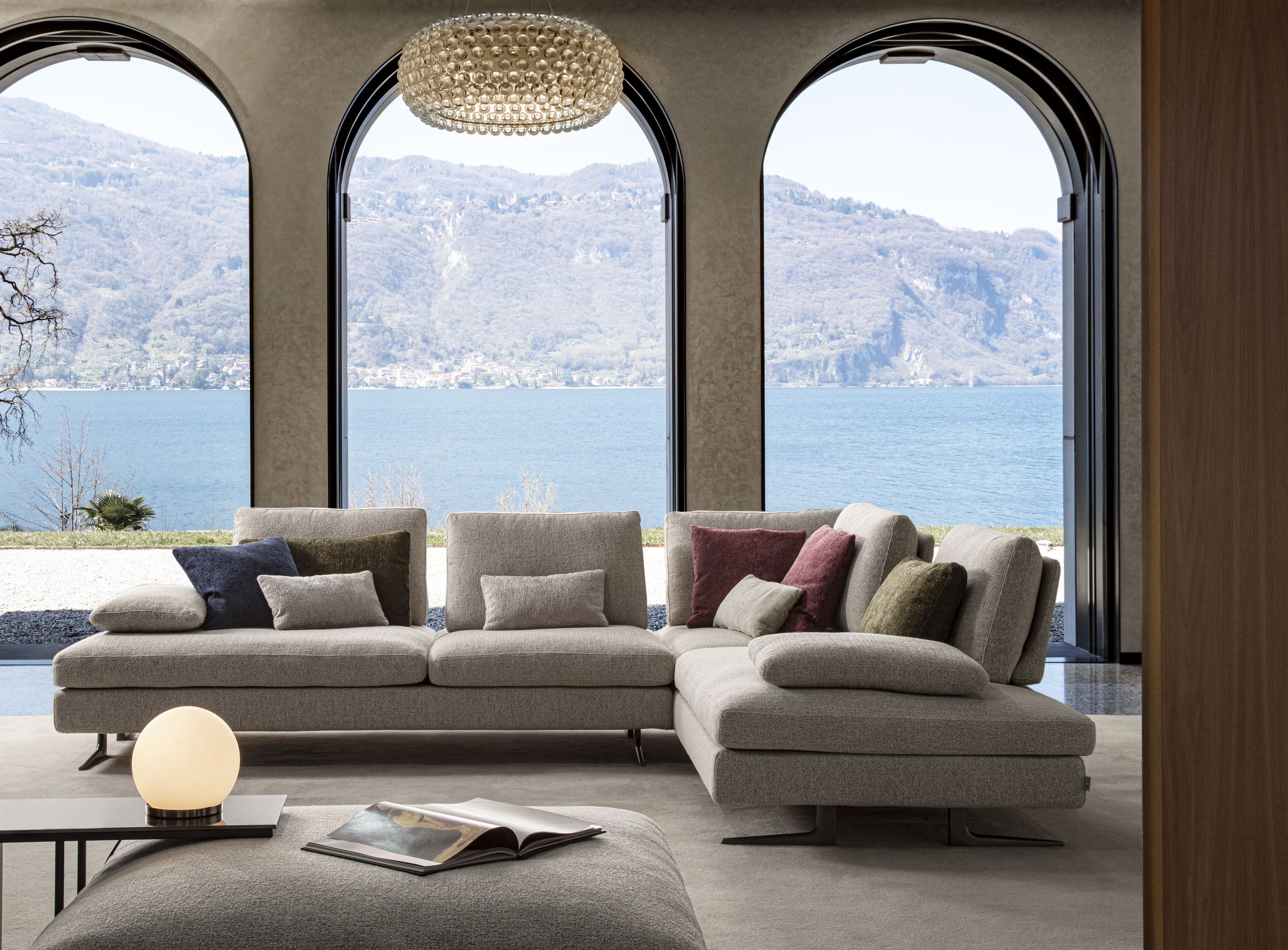 Угловой съемный диван из ткани GRUPPO FOX день Фокса ARCH-00032623 - Вид №1