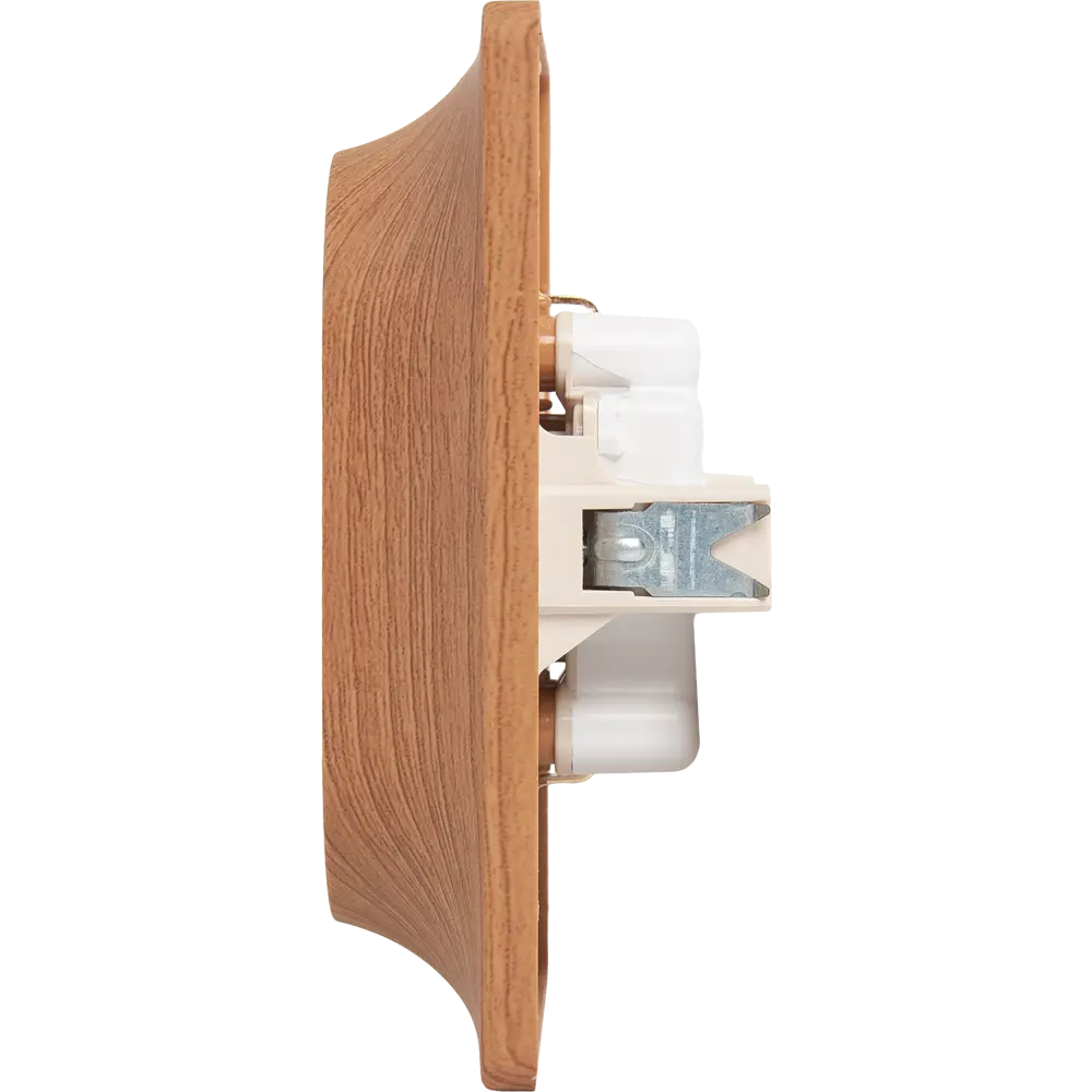 Розетка двойная встраиваемая Schneider Electric Glossa с заземлением цвет дуб SYSTEME ELECTRIC STLM-2085956 - Вид №2