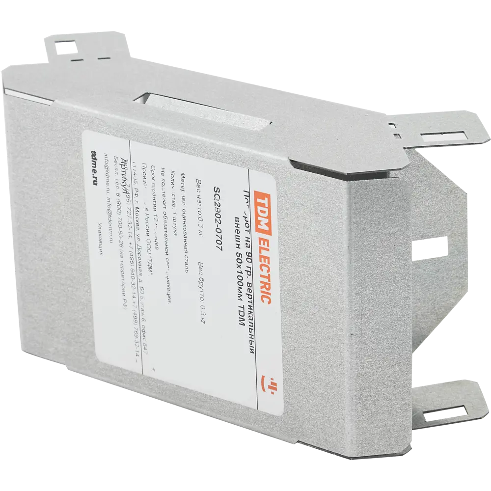 Поворотный элемент TDM Electric для кабель-канала 100x50 мм 84796596 STLM-0055274