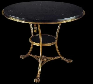 Tisserant Круглый мраморный стол Trianon
