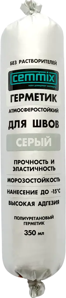 Полиуретановый клей-герметик Cemmix для герметизации швов 350 мл 83742223