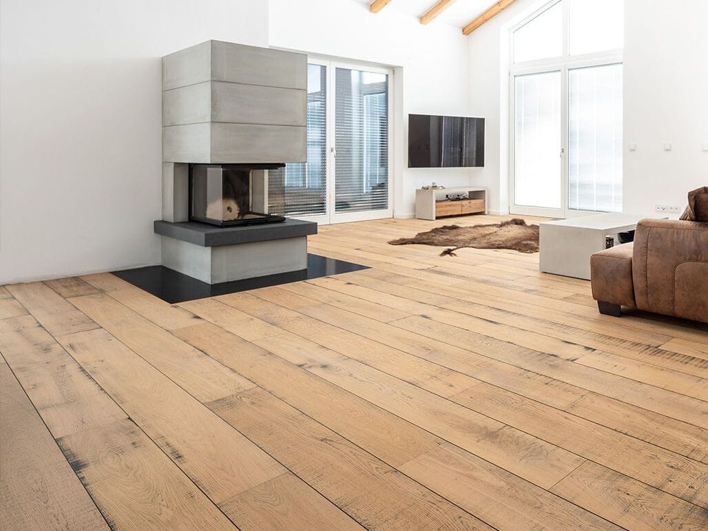 Дубовый паркет Dennebos Flooring серый ARCH-00029125