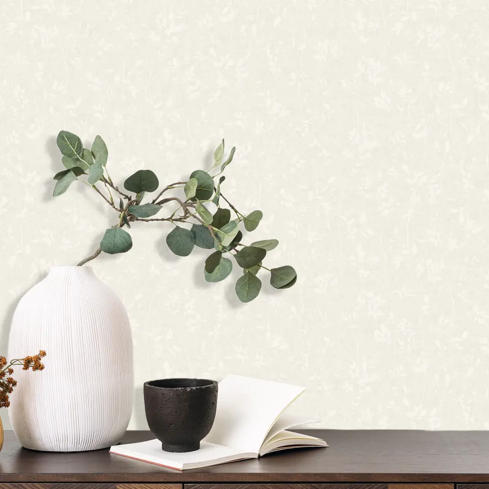 Флизелиновые обои Grandecolife Ferida бежевые с цветочным рисунком в стиле кантри 89424228 STLM-1571766 - Вид №3