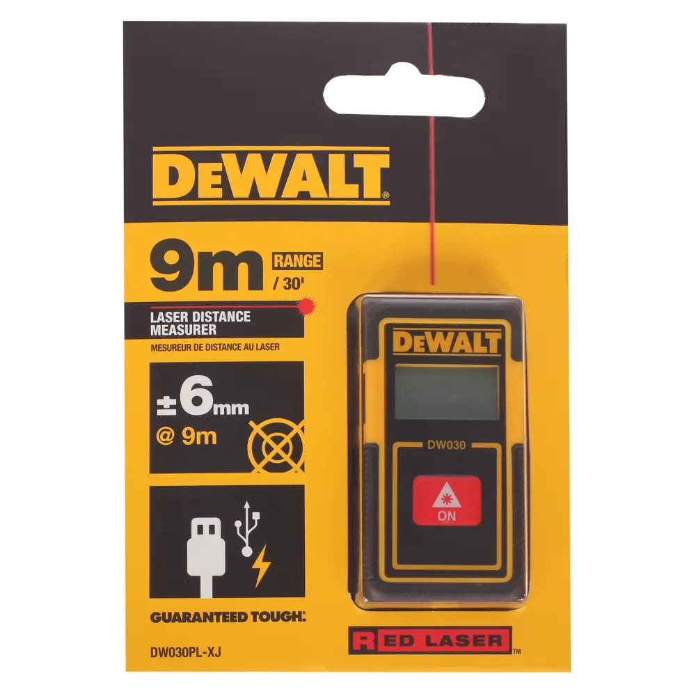 Дальномер лазерный DeWalt с дальностью до 9 м STLM-2083205 - Вид №3