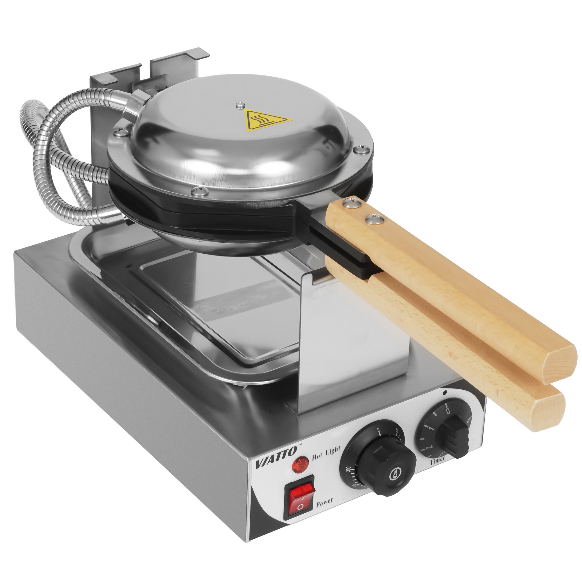 9926579 Вафельница Viatto VAEM серебристый STDN-0044244