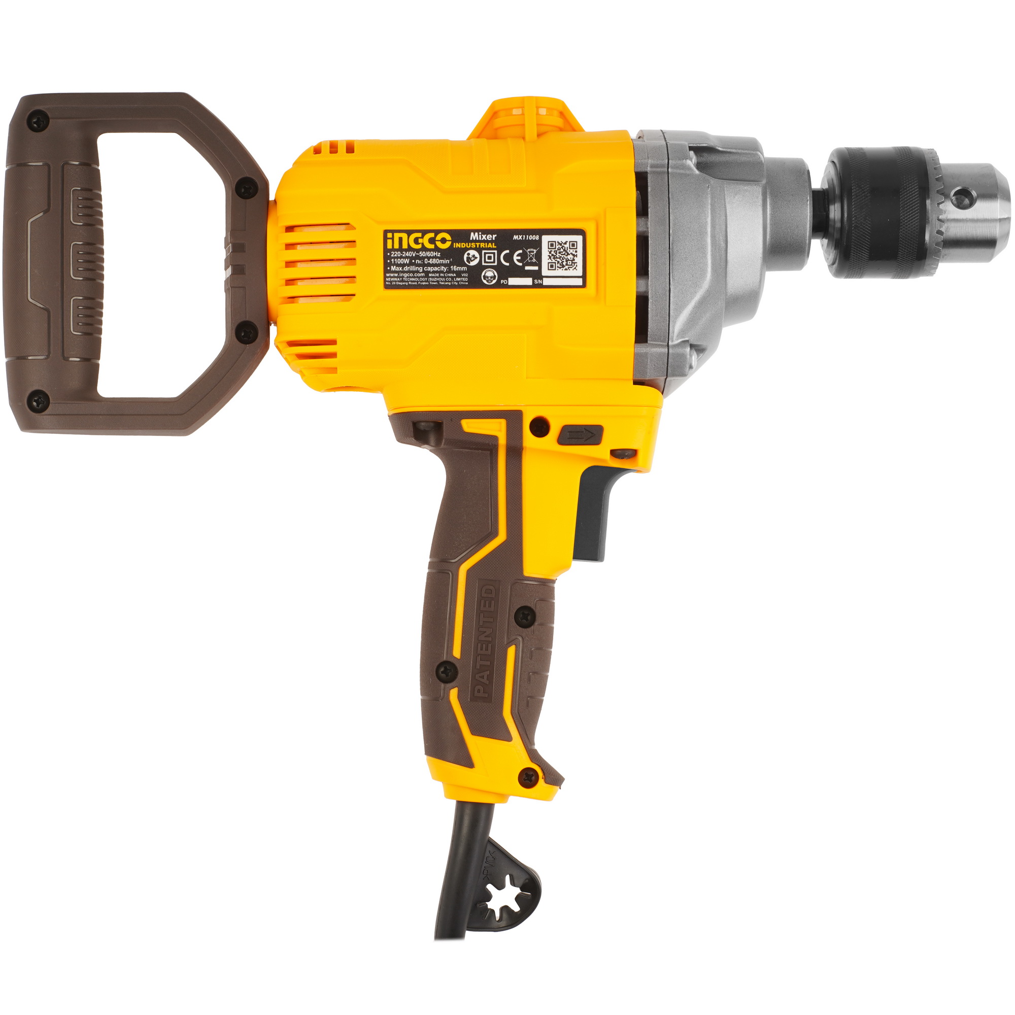 Дрель-миксер INGCO MX11008 5497119 STDN-0034855 - Вид №1