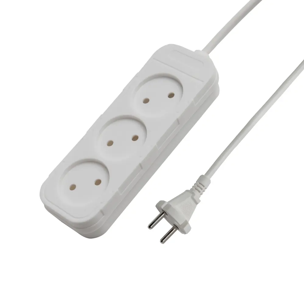Удлинитель без заземления Electraline 3 розетки, 5 м STLM-2051018