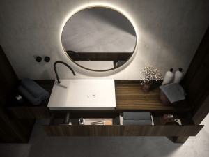 Подвесной умывальник