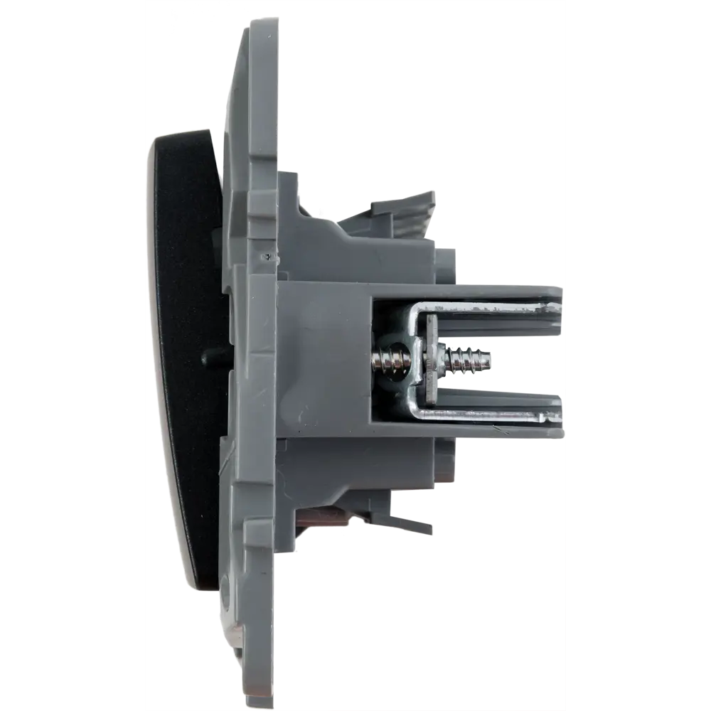 Legrand Etika: двухклавишный переключатель скрытого монтажа в антрацитовом исполнении 17357022 STLM-0008035 - Вид №3