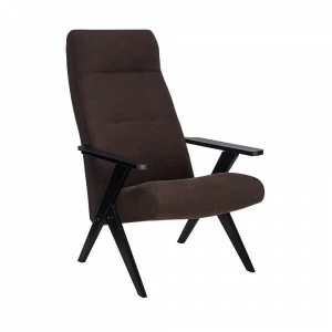 Кресло с деревянными подлокотниками венге Leset Tinto Ophelia 15 IMPEX ДИЗАЙНЕРСКИЕ 00-3967037 Коричневый