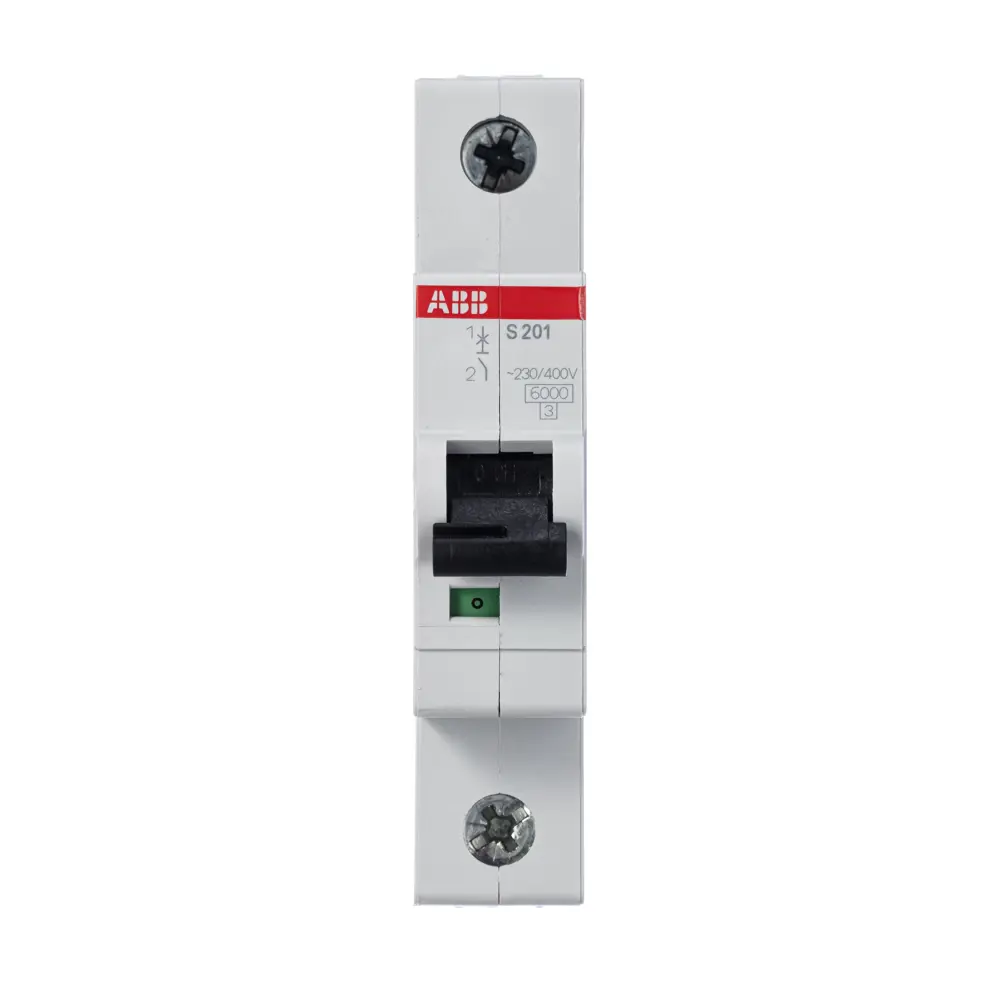 Автоматический выключатель ABB S201 1P C6 А 6 кА 2CDS251001R0064 STLM-2143162 - Вид №1