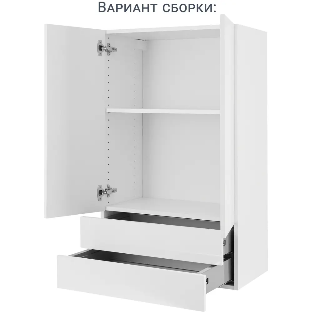 Фасад кухонного шкафа Аша 59.7x12.5 см KONSENSA ДСП цвет белый STLM-2041684 - Вид №18