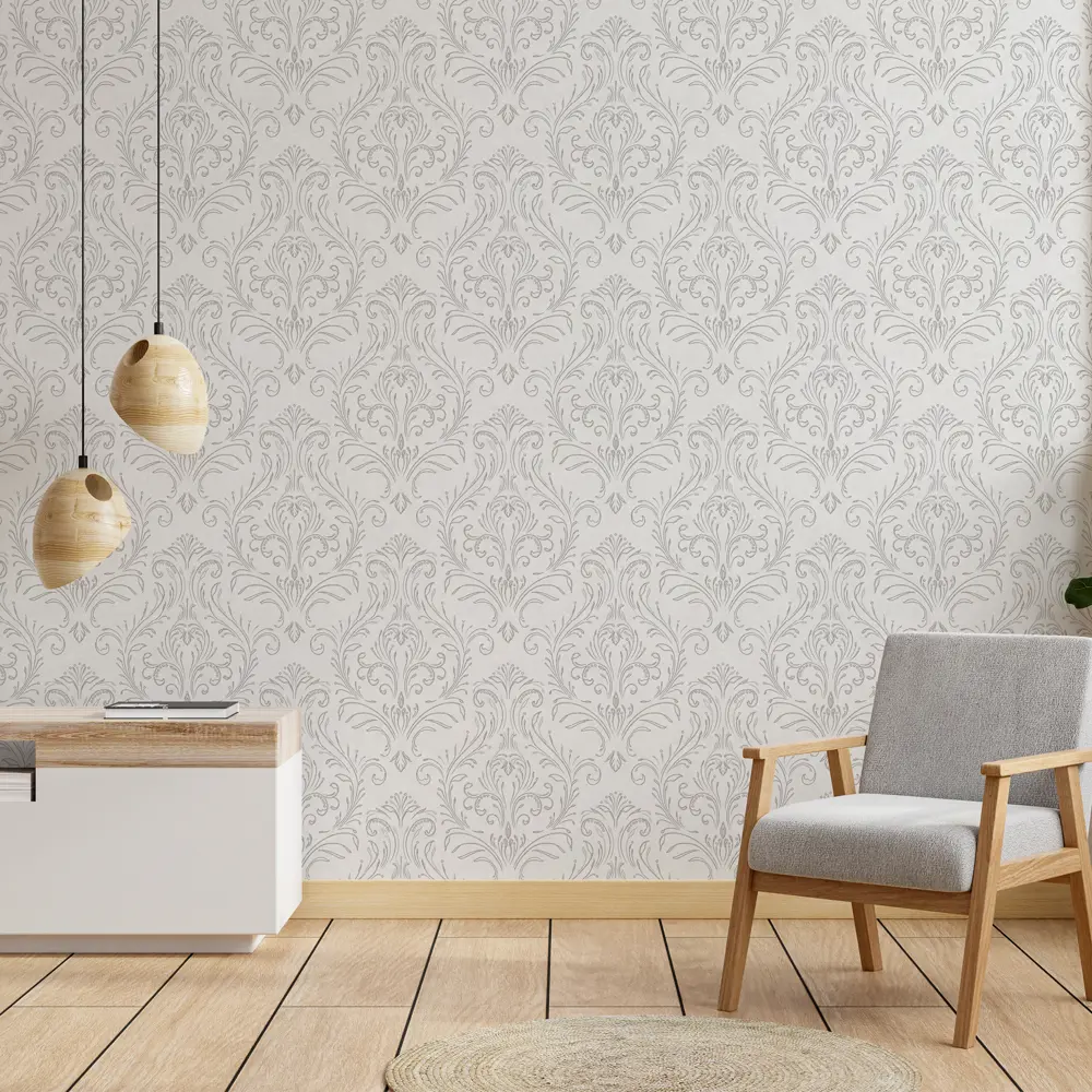 Обои флизелиновые Startdeco Мадина светло-серые 1.06 м МП283261 STLM-2195233 - Вид №2