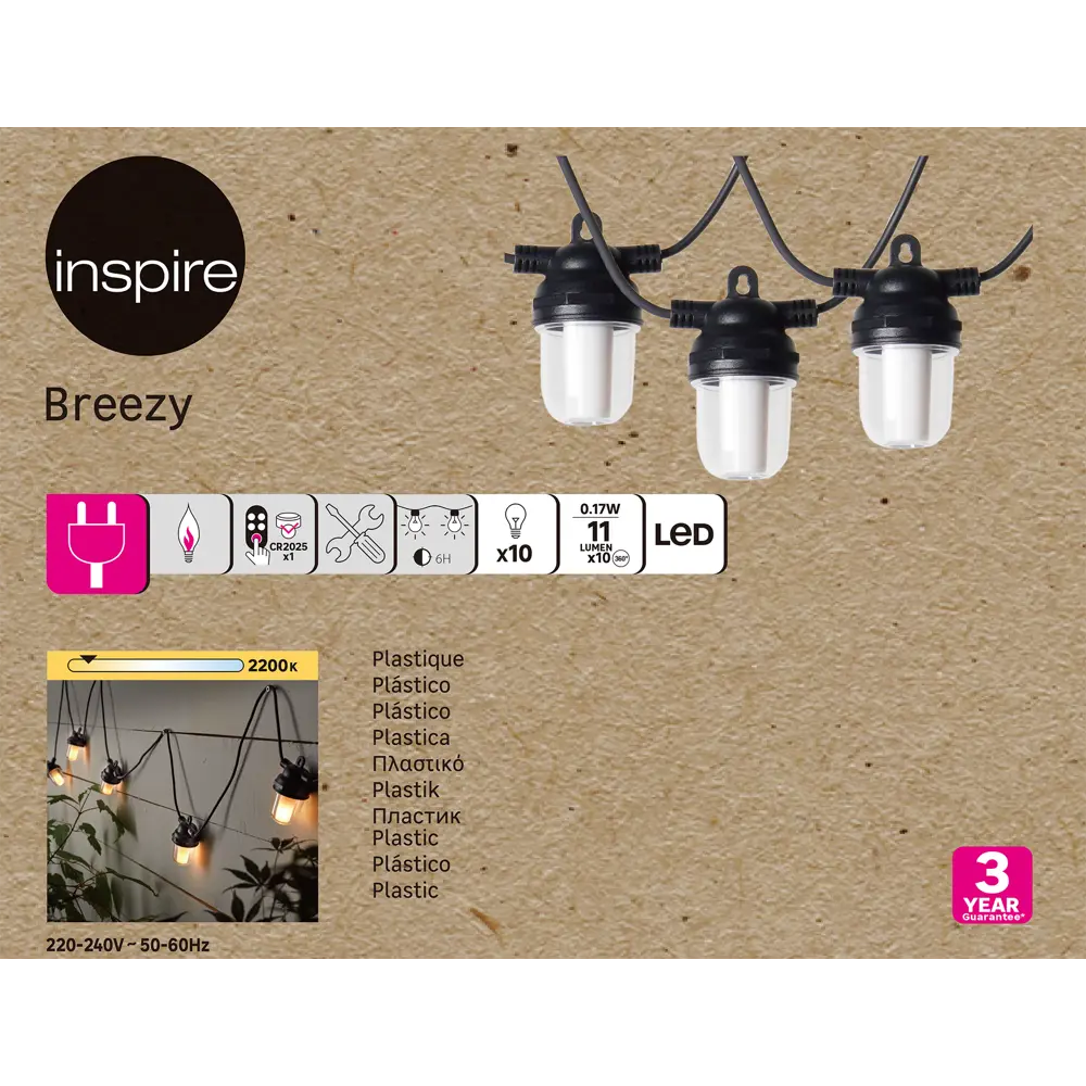 INSPIRE Breezy - светодиодная гирлянда с эффектом живого пламени 84692976 STLM-0958350 - Вид №5