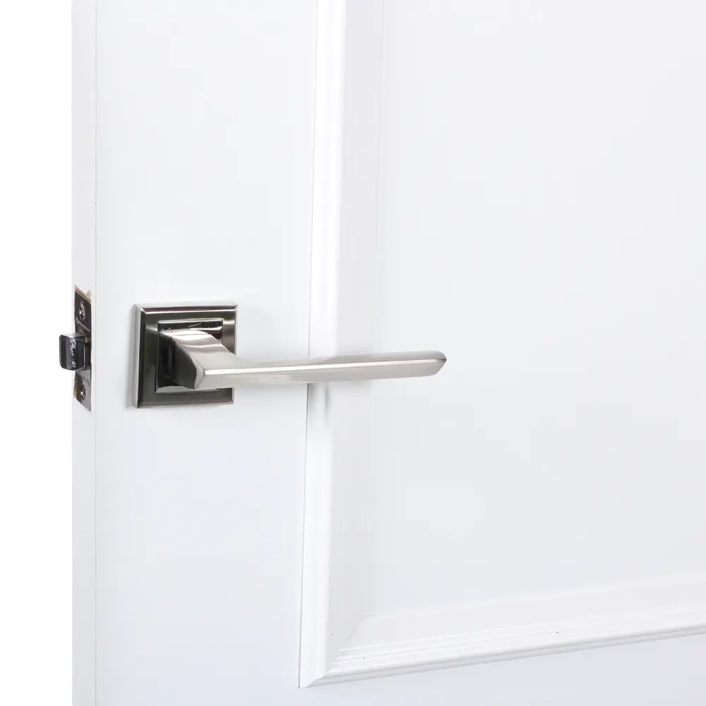 Ручки дверные на розетке EDS-64-30, цвет никель EDSON STLM-2177496 - Вид №5