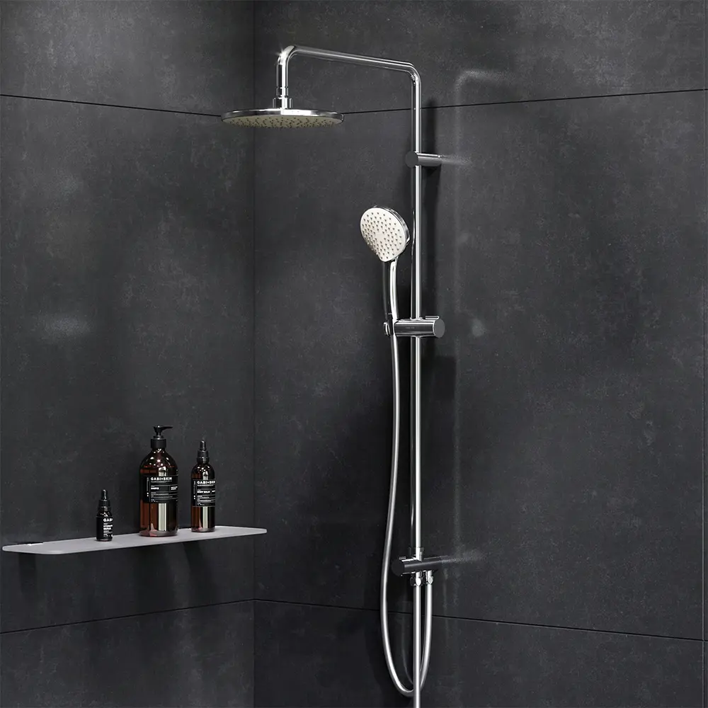 Душевой комплект AM.PM с тропическим душем и регулируемой стойкой 83083932 STLM-0038913