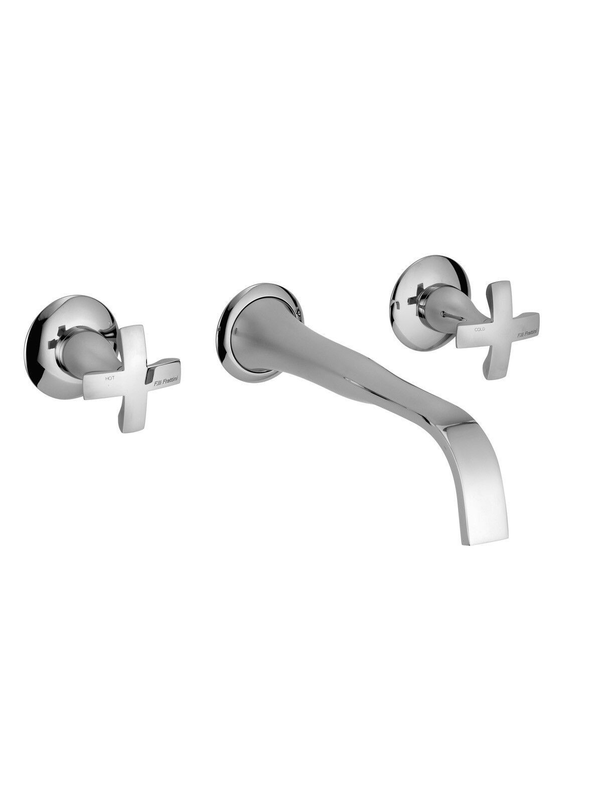 Настенный смеситель для раковины без слива с отдельными розетками Rubinetterie Frattini Lucrezia ARCH-00084520 - Вид №7