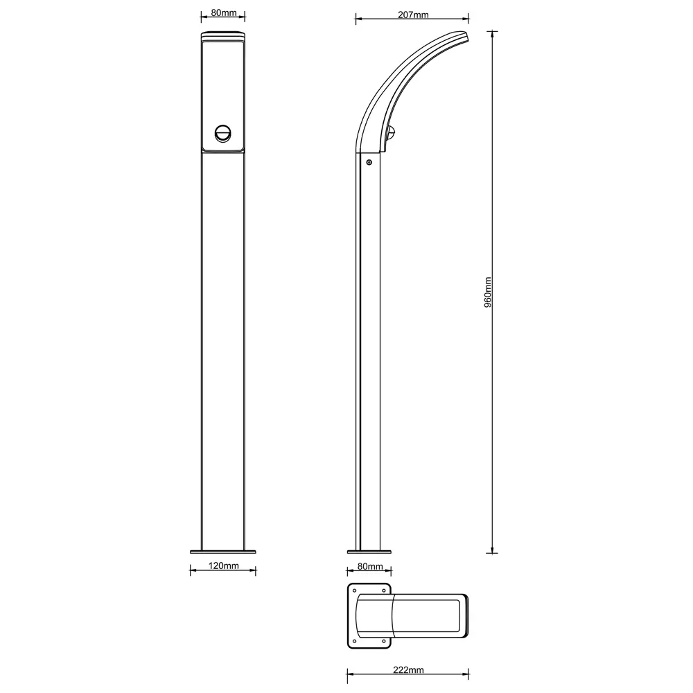 INSPIRE Lakko: Умный уличный светильник с датчиком движения 89107985 STLM-0078502 - Вид №5