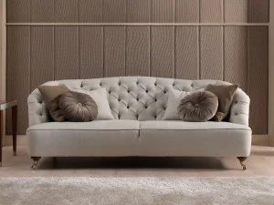 Gold Confort Стеганый диван на колесиках Gray