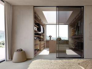 Деревянная секционная гардеробная