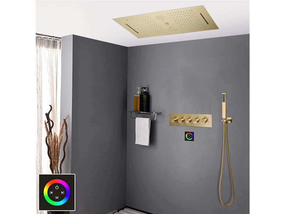 Утопленный набор для душа со светодиодной насадкой для душа Fontana Showers AcquaVita ARCH-00074474 - Вид №4