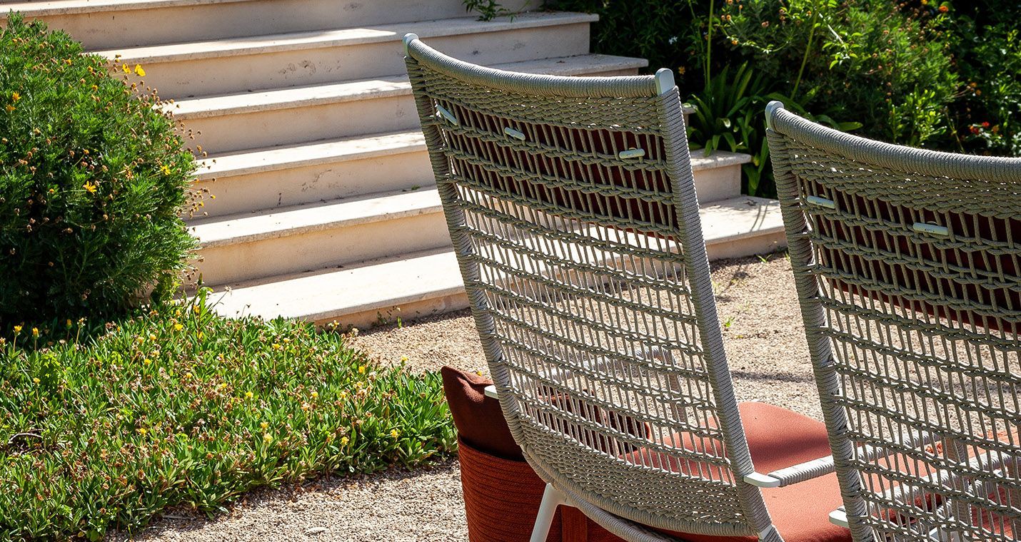 Веревочное садовое кресло с подлокотниками Poltrona Frau Boundless Living Outdoor Collections ARCH-00037474 - Вид №4