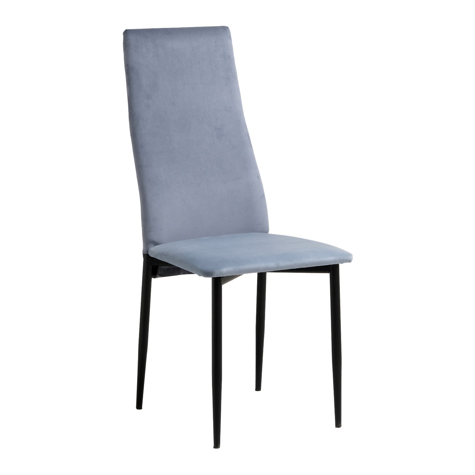 91068934 Кухонный стул 43x101x51 см велюр цвет голубой Волна STLM-0467022 КЛИК МЕБЕЛЬ