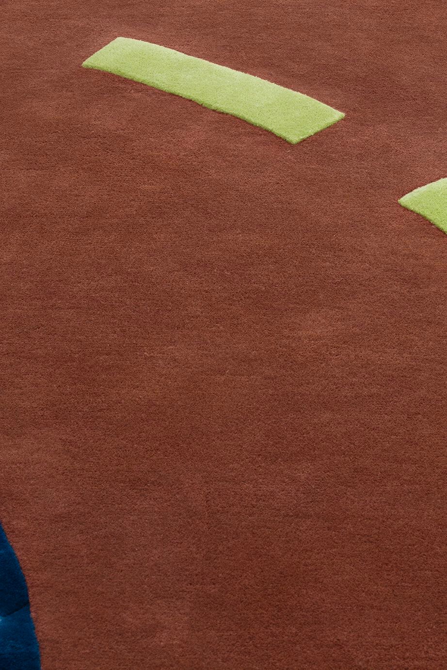 Шерстяной ковер ручной работы Poltronova шоссе ARCH-00002229 - Вид №7