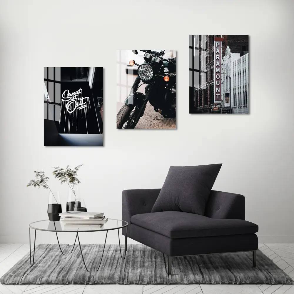 Картина на стекле "Мотоцикл" 60x80 см 82924217 STLM-2043678 ARTABOSKO  - Вид №5
