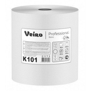 К101 Veiro Бумажные полотенца в рулонах Veiro Professional Basic К101 H1 6 рулонов по 180 м