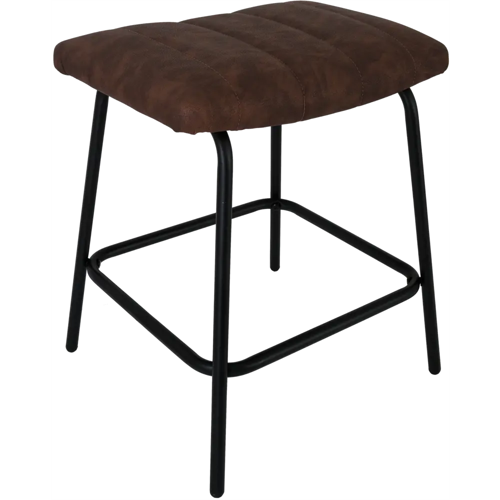 Табурет мягкий Atmosphera 166597A 49x46x35 см цвет коричневый STLM-2028545