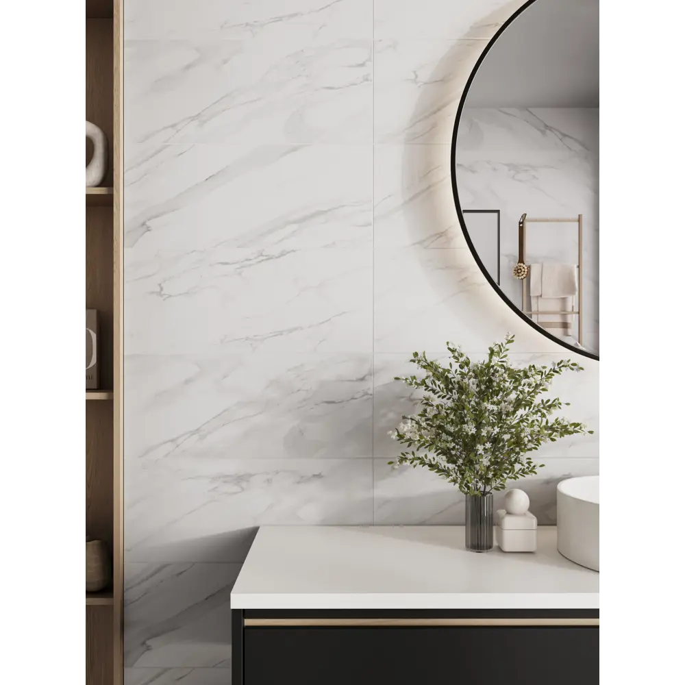 Настенная плитка Gracia Ceramica Hugo 25x60 см 1.2 м² глянцевая цвет белый STLM-2045513 - Вид №5