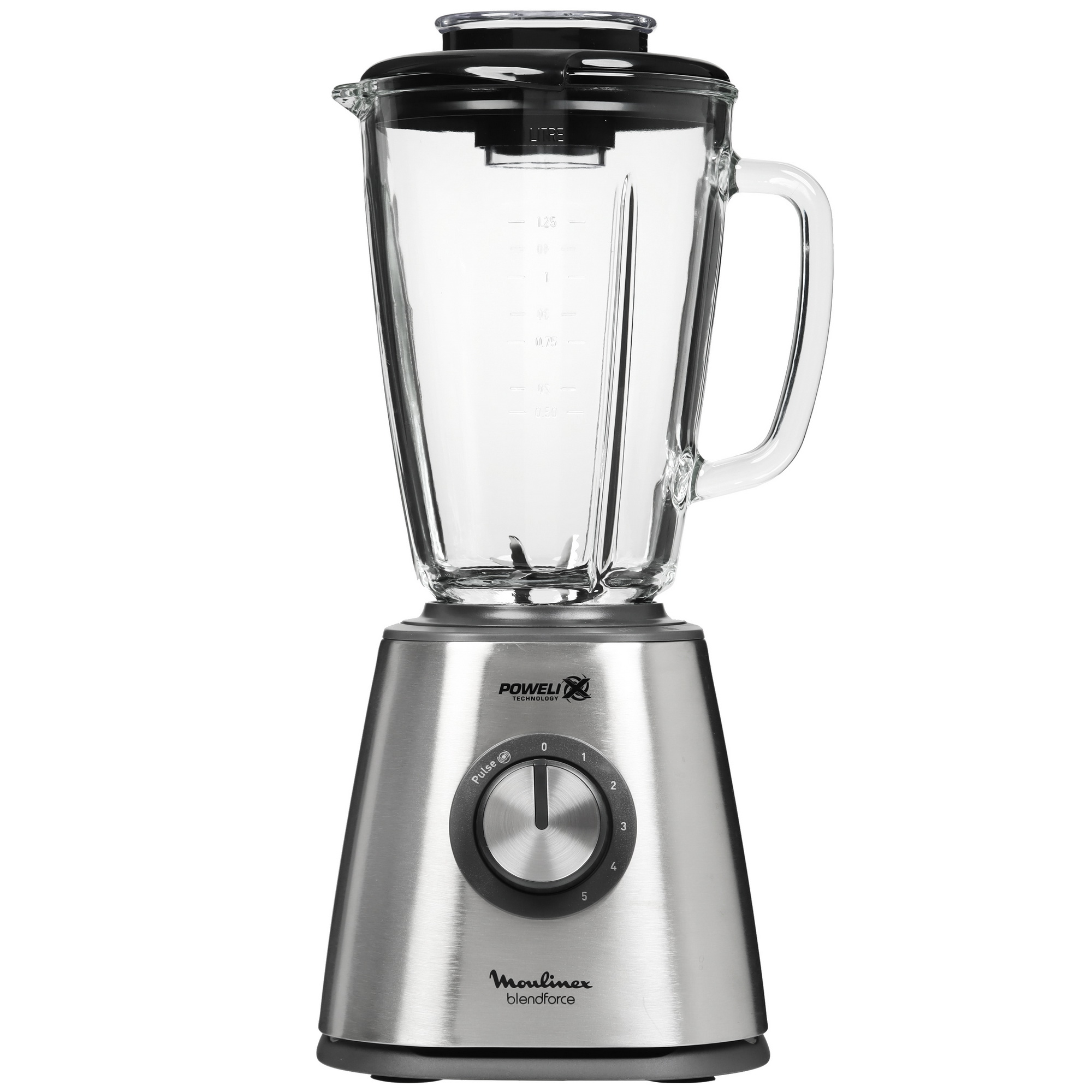 5323262 Блендер стационарный Moulinex Blendforce 2 LM439D10 серебристый STDN-0131798 - Вид №1
