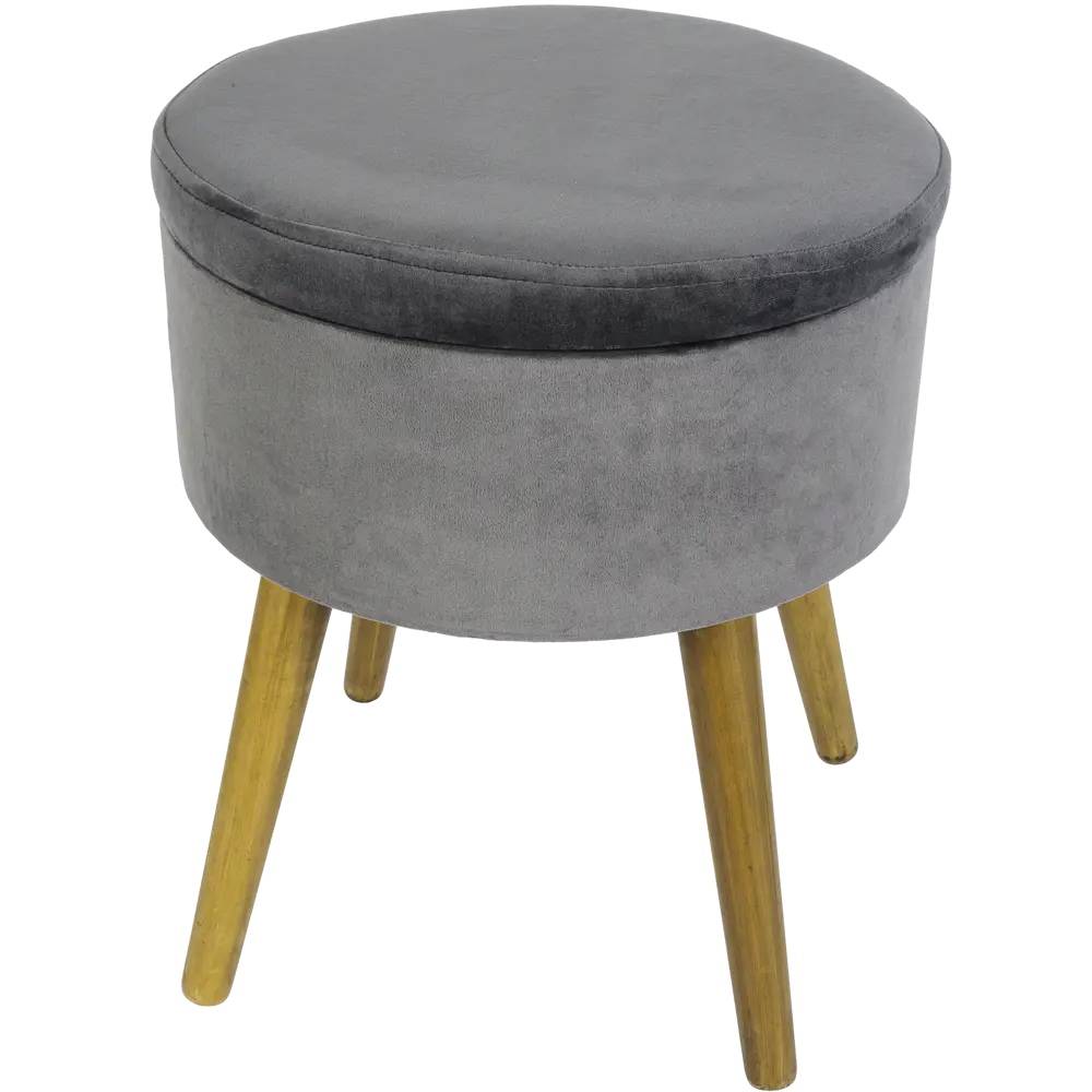 Табурет 360x440 мм цвет тёмно-серый Atmosphera STLM-2097184