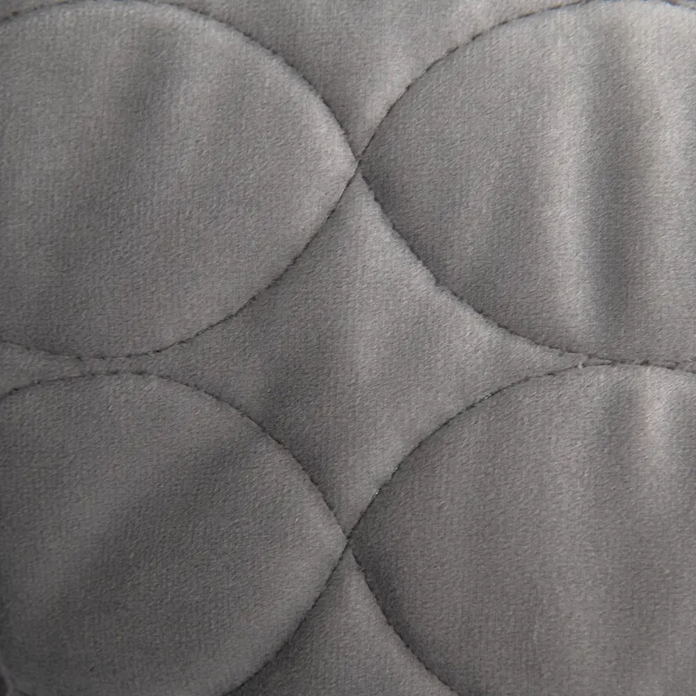 Покрывало Овалы 220x240 см, велюр, цвет серый Бельвита STLM-2183268 - Вид №1