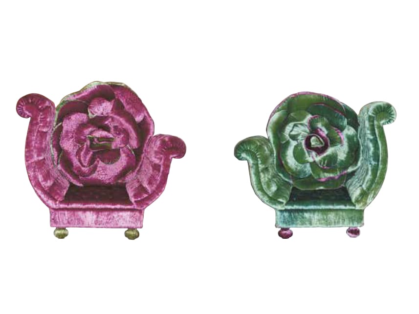 Тканевое кресло с подлокотниками Mirabili Карла Птолемей ARCH-00056116 - Вид №1