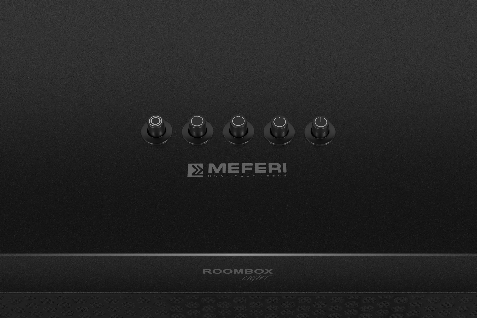 9168704 Вытяжка пристенная Meferi ROOMBOX40BK LIGHT черный STDN-0017900 - Вид №9