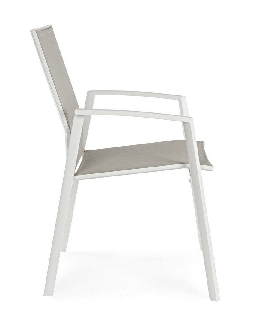 Алюминиевый штабелируемый садовый стул с подлокотниками BIZZOTTO Cruise ARCH-00086262 - Вид №16