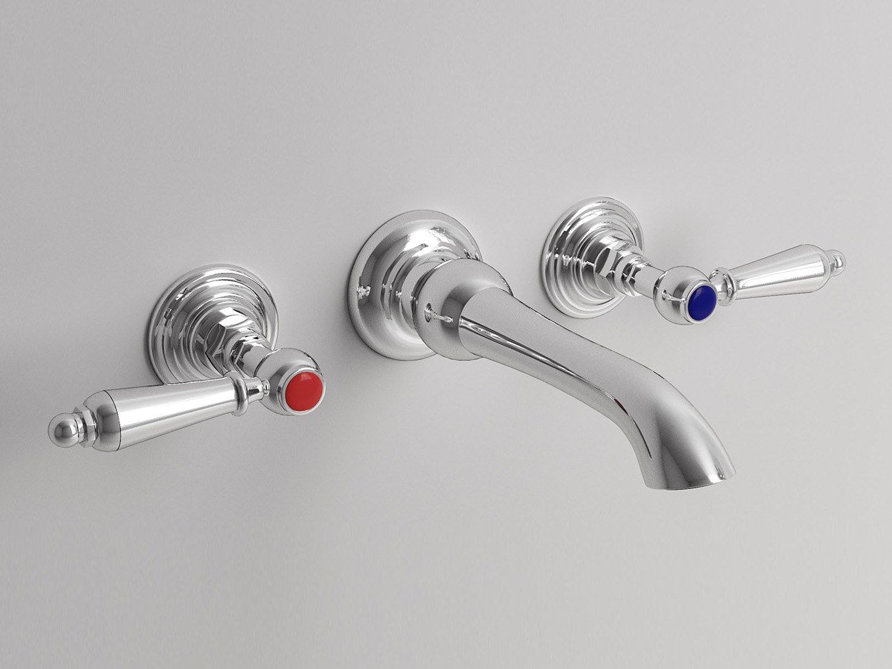 Настенный смеситель для раковины с 3 отверстиями Park Avenue Caruso ARCH-00094042 - Вид №1