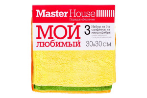 16746891 Набор салфеток из микрофибры Мой любимый MH2 3 шт., 30x30 см 60165 Master House