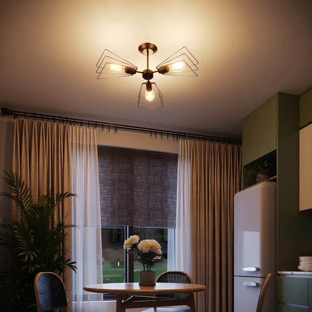 Люстра Vitaluce Ферро - индустриальный стиль для современных интерьеров 89697005 STLM-0079804 - Вид №10