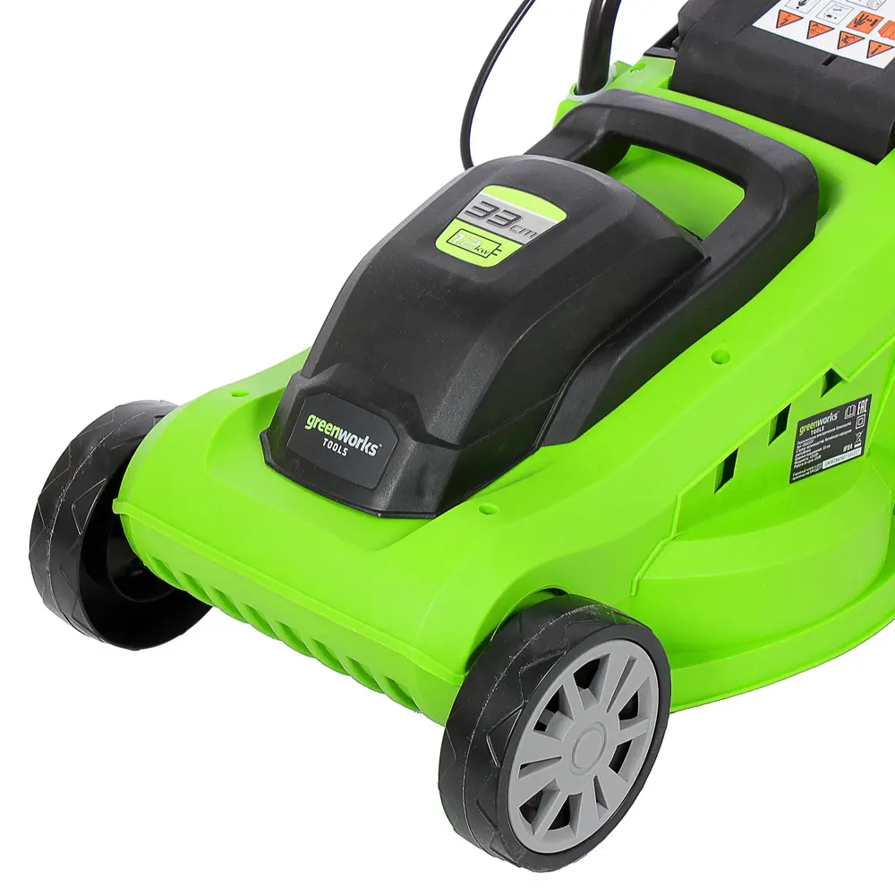 Газонокосилка электрическая GreenWorks GLM1232 1200 Вт 33 см STLM-2018524 - Вид №2