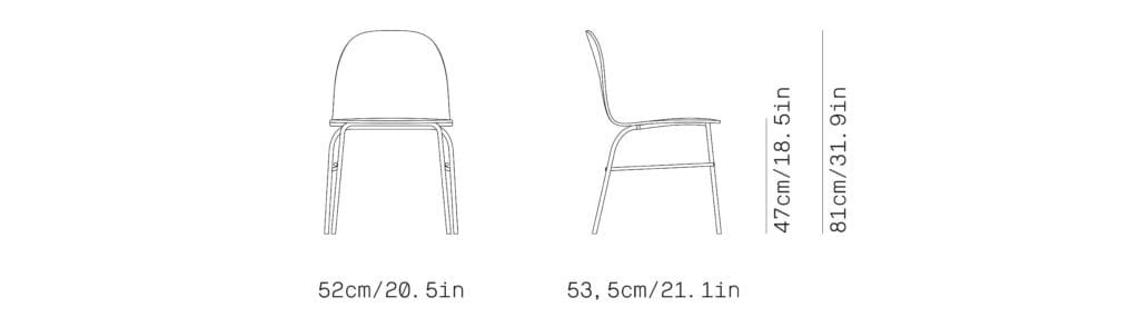 Деревянный стул Omelette Editions TERRA METAL ARCH-00073285 - Вид №2