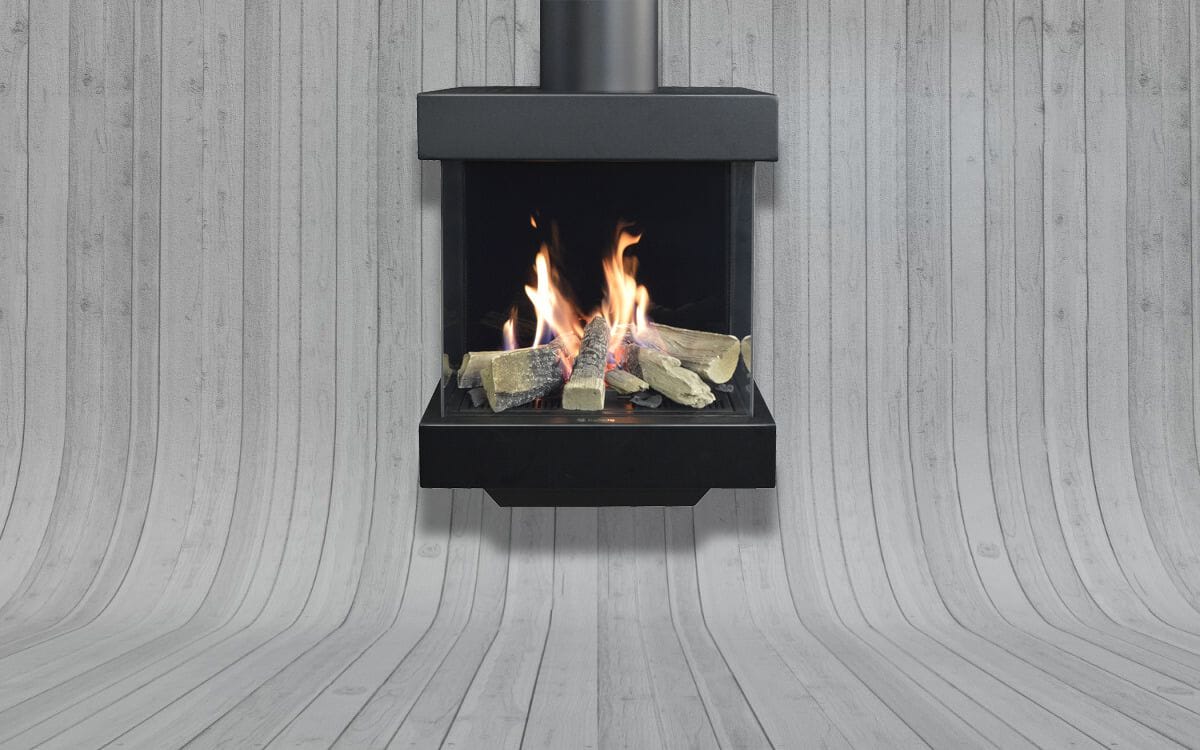 Настенный газовый камин с тройным фасадом ITALKERO SORRENTO ARCH-00141284 - Вид №10