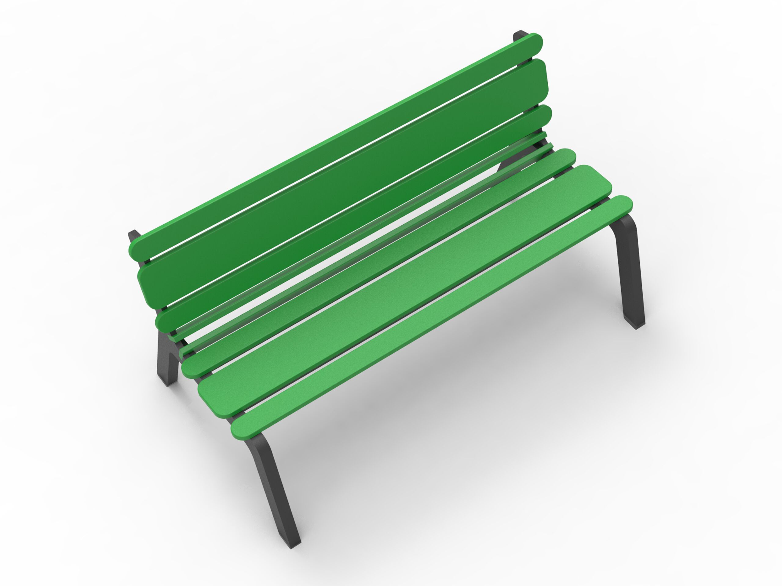 Скамейка из полиэтилена со спинкой Donye Ranardo ARCH-00028276 - Вид №12