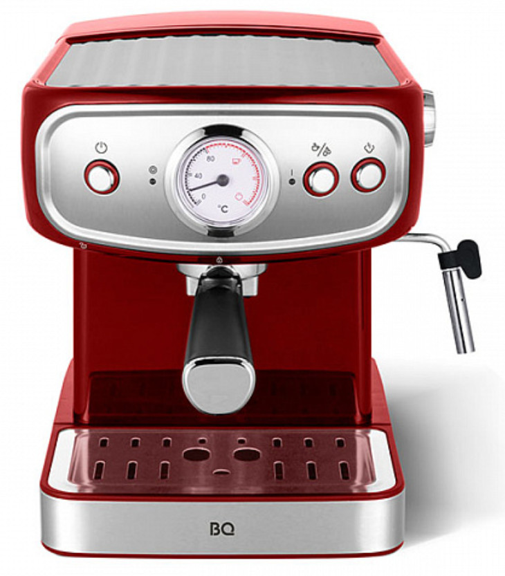 9116149 Кофеварка рожковая BQ CM1006 Red-Steel красный STDN-0007311 - Вид №1
