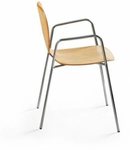 Crassevig Складной стул из ламината с подлокотниками Alis